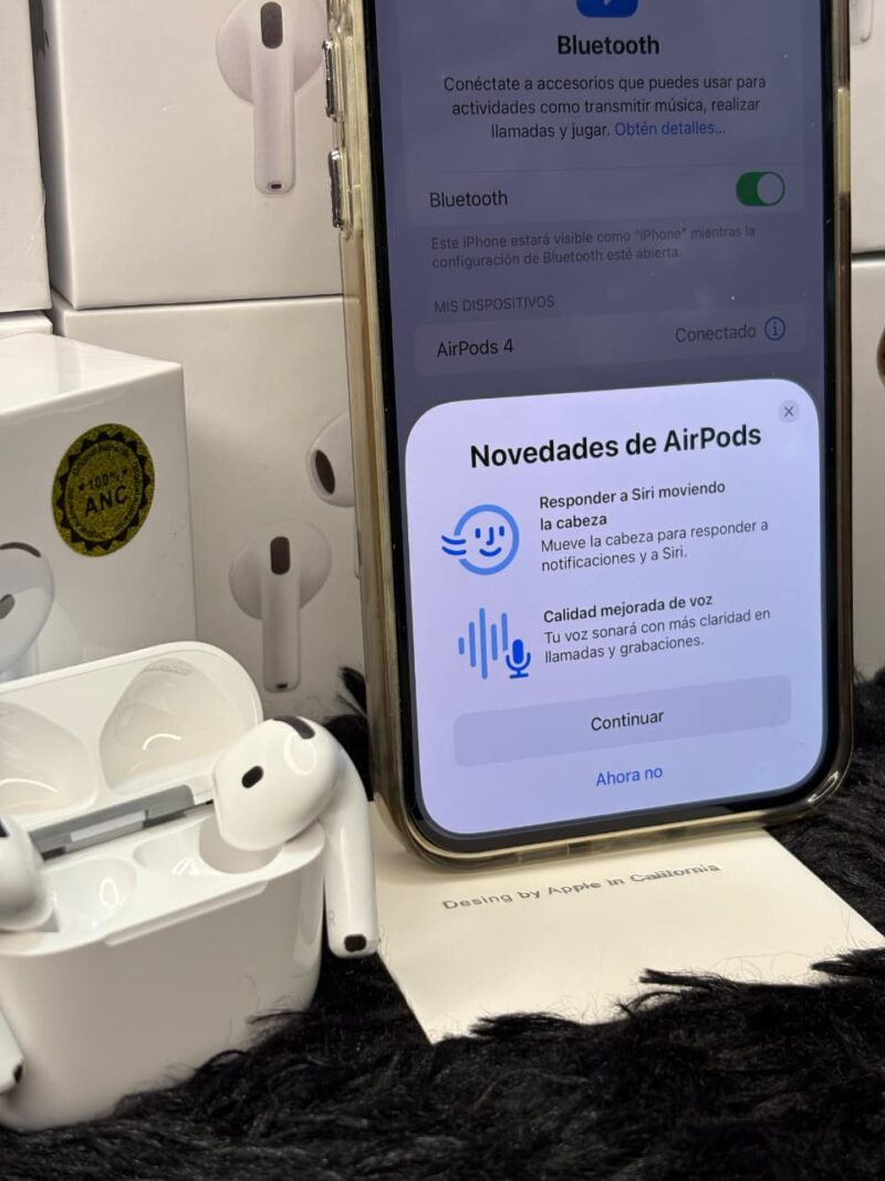 AlR P0DS  4  con (ANC - cancelación de ruido) LA CALIDAD MÁS ALTA