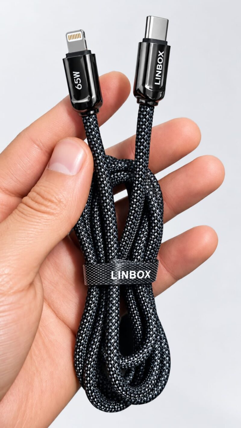 CABLE C A LIGHTNING TRENZADO - 2 CABLE C A LIGHTNING TRENZADO