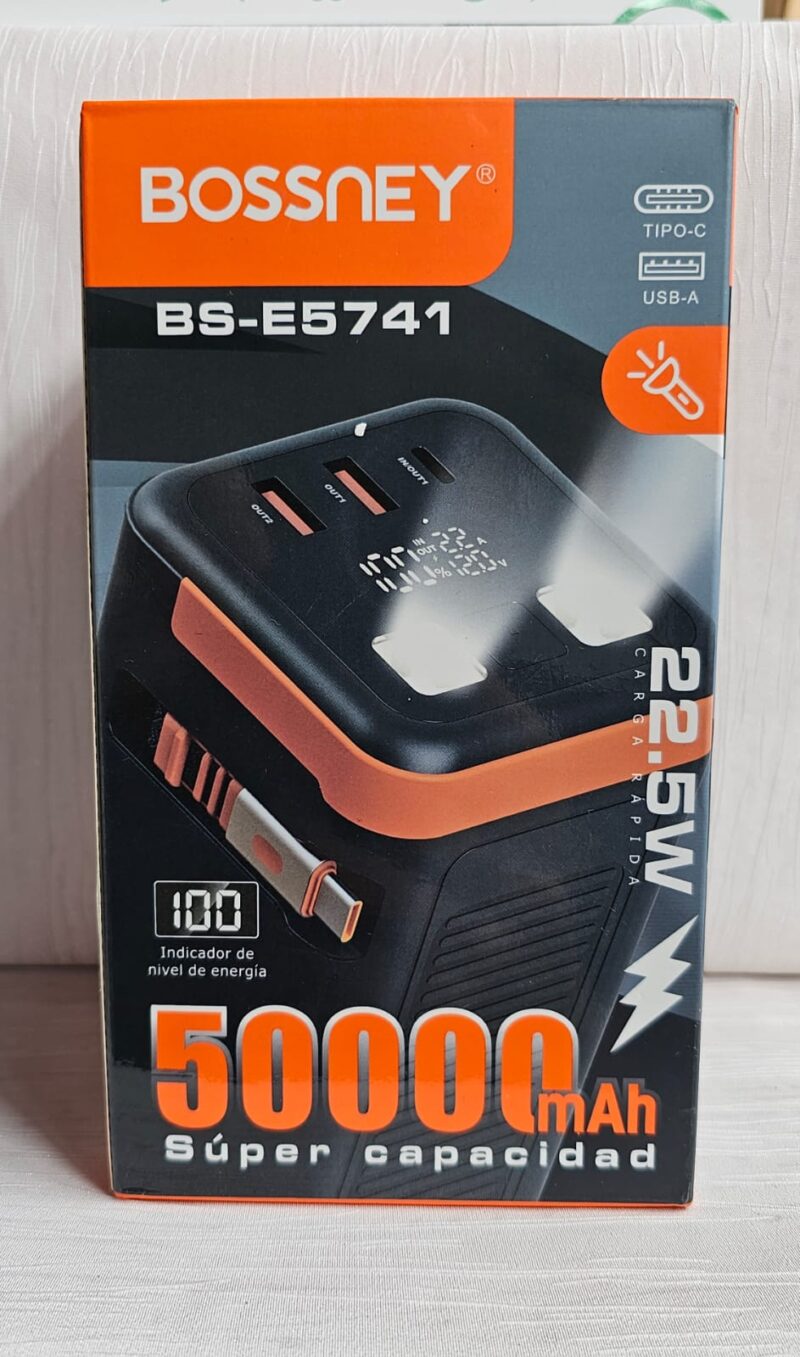 POWER BANK 50MIL MAH BOSSNEY - 3 POWER BANK 50MIL MAH BOSSNEY