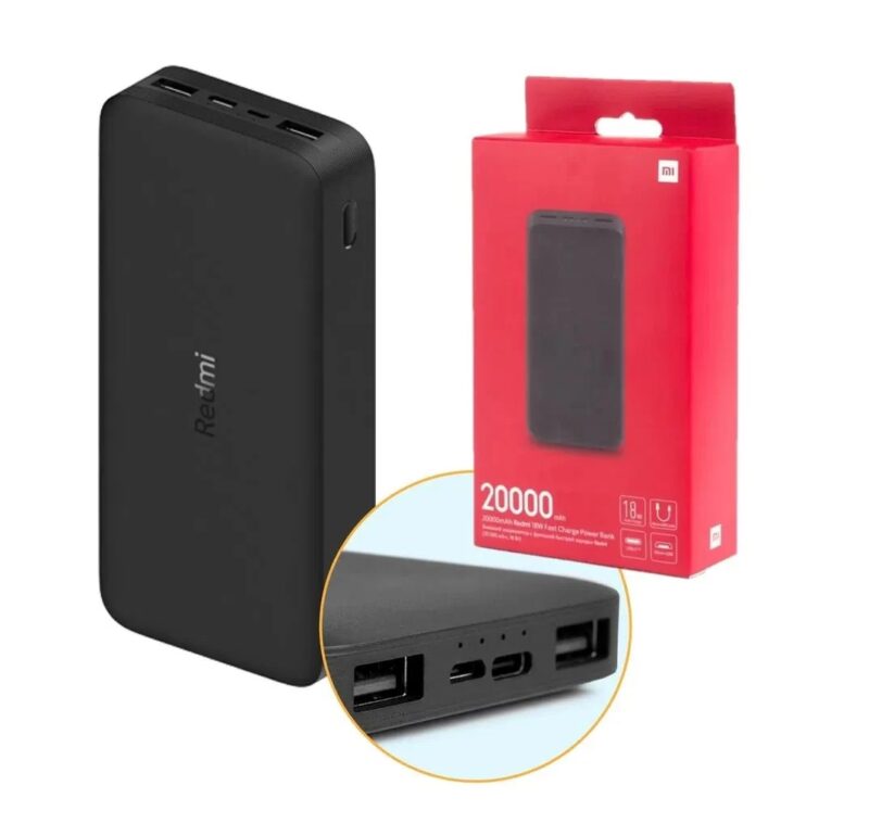 POWER BANK XIAOMI 20k MAH 18W - 2 POWER BANK XIAOMI 20k MAH 18W